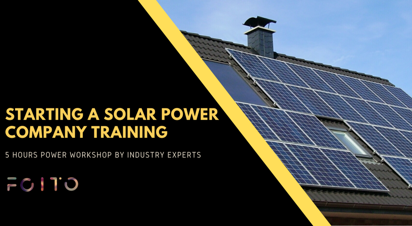 Starting a Solar Power Company Training