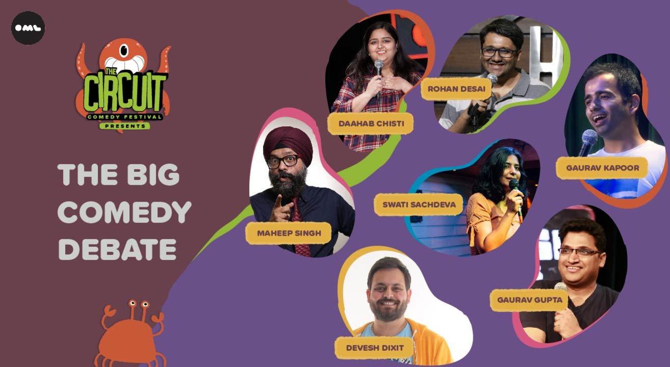 The Big Comedy Debate ft. Gaurav Gupta, Gaurav Kapoor, Dahab Chisti and more! | The Circuit Comedy Festival, Delhi