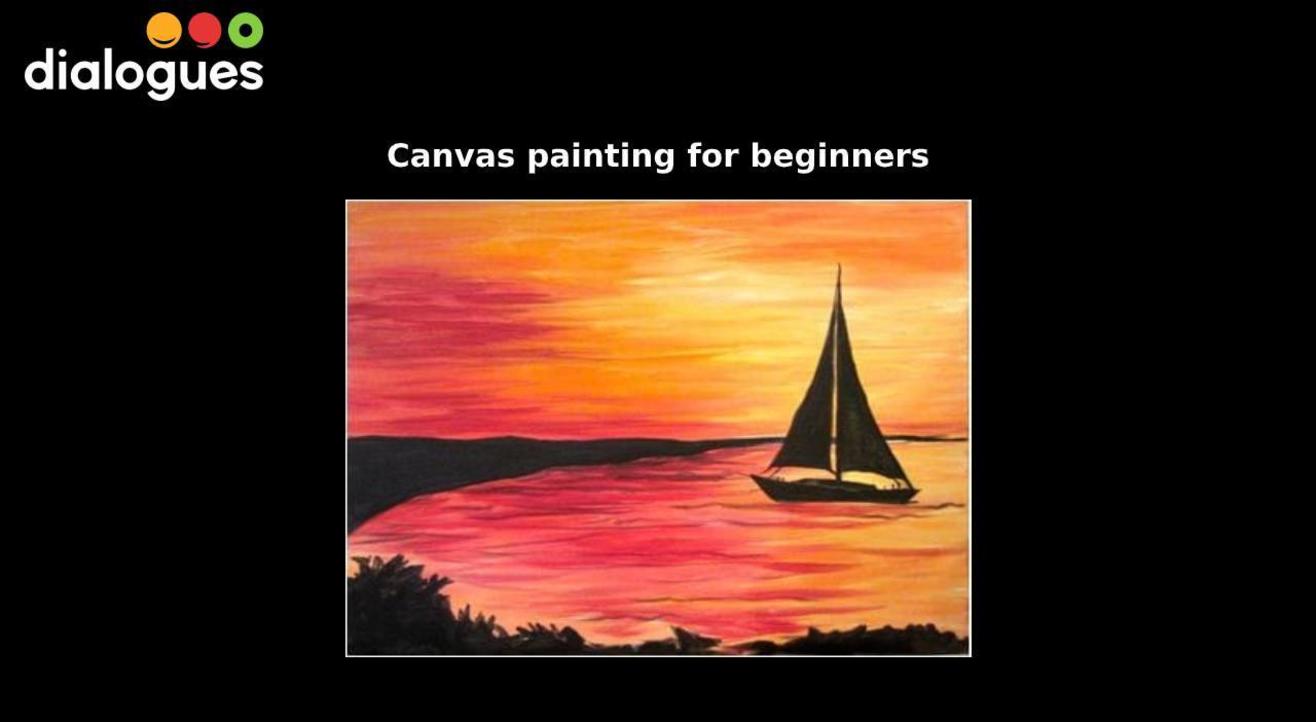 Canvas painting for beginners