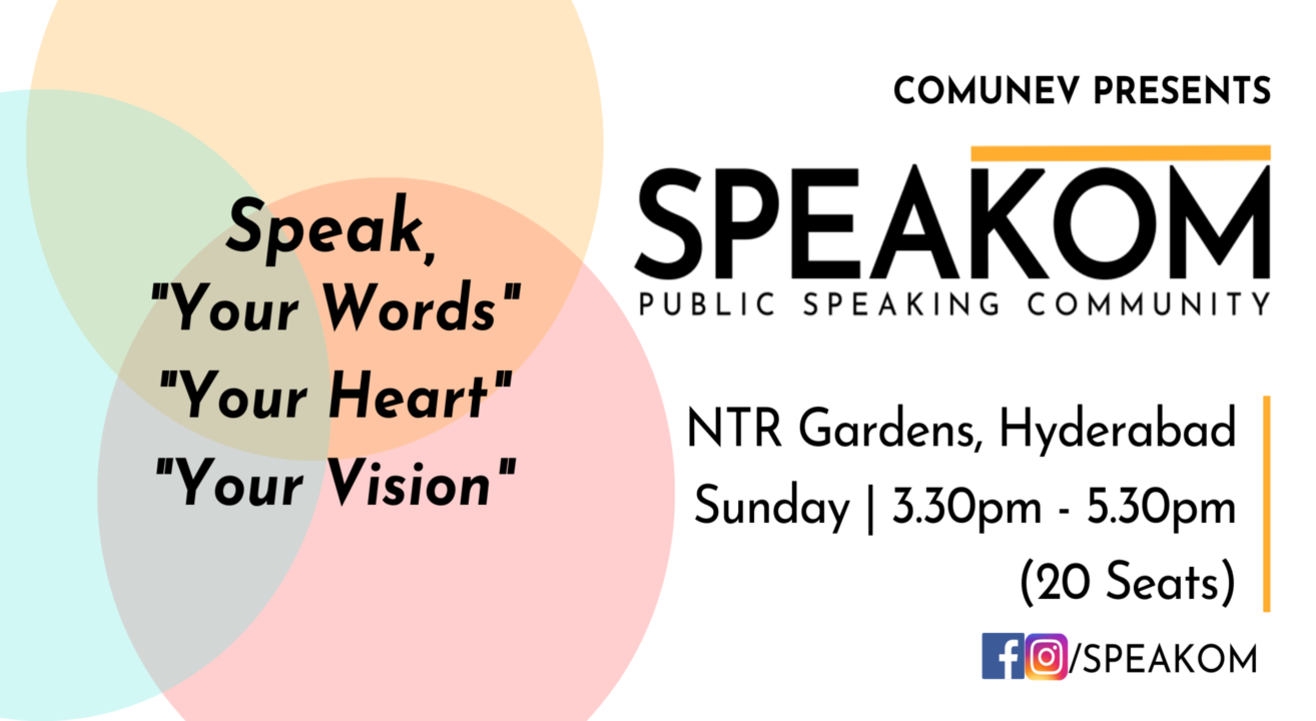 Speakom Hyderabad - Public Speaking Community