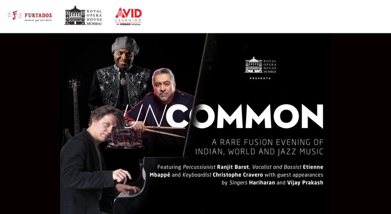 UnCommon: A Rare Fusion Evening of Indian, World and Jazz Music