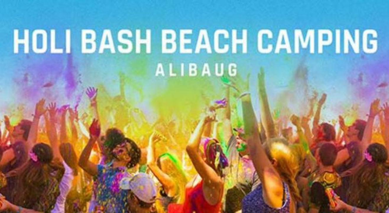 Holi Bash Beach Camping Alibaug