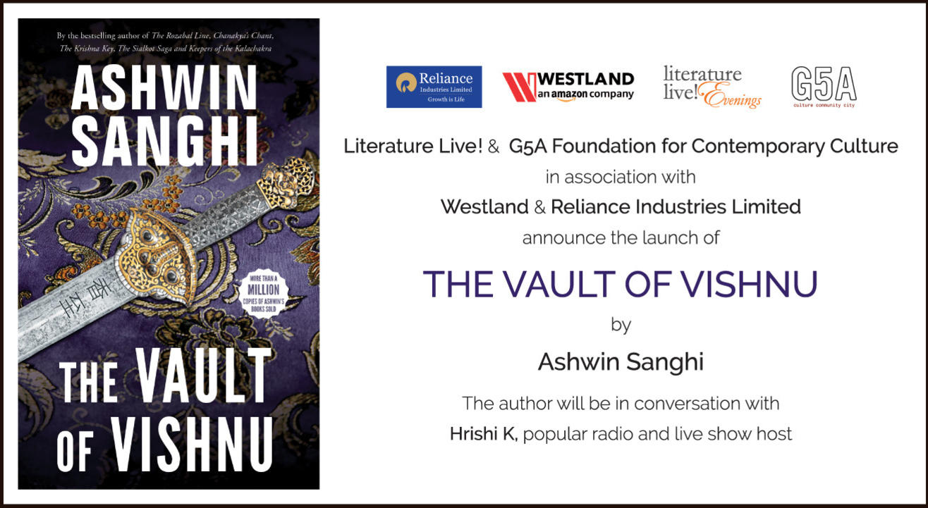 THE VAULT OF VISHNU BY ASHWIN SANGHI | LITERATURE LIVE