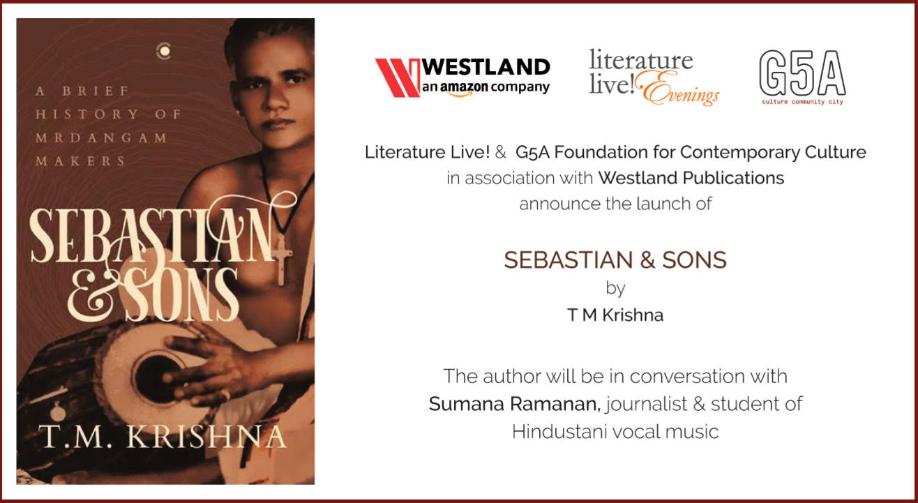 Book Launch | Sebastian & Sons: A Brief History of Mrdangam Makers by T.M. Krishna