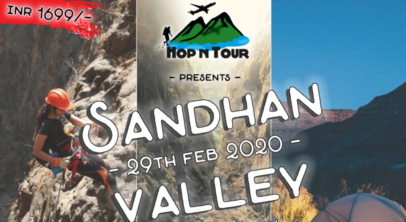 Sandhan Valley Full Descend Trek & Camping on 29th Feb'20