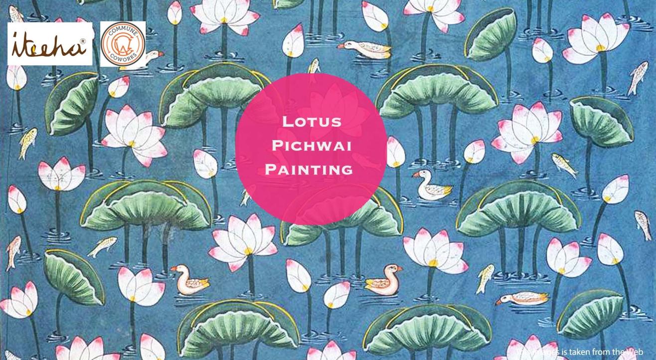 Lotus Pichwai Painting