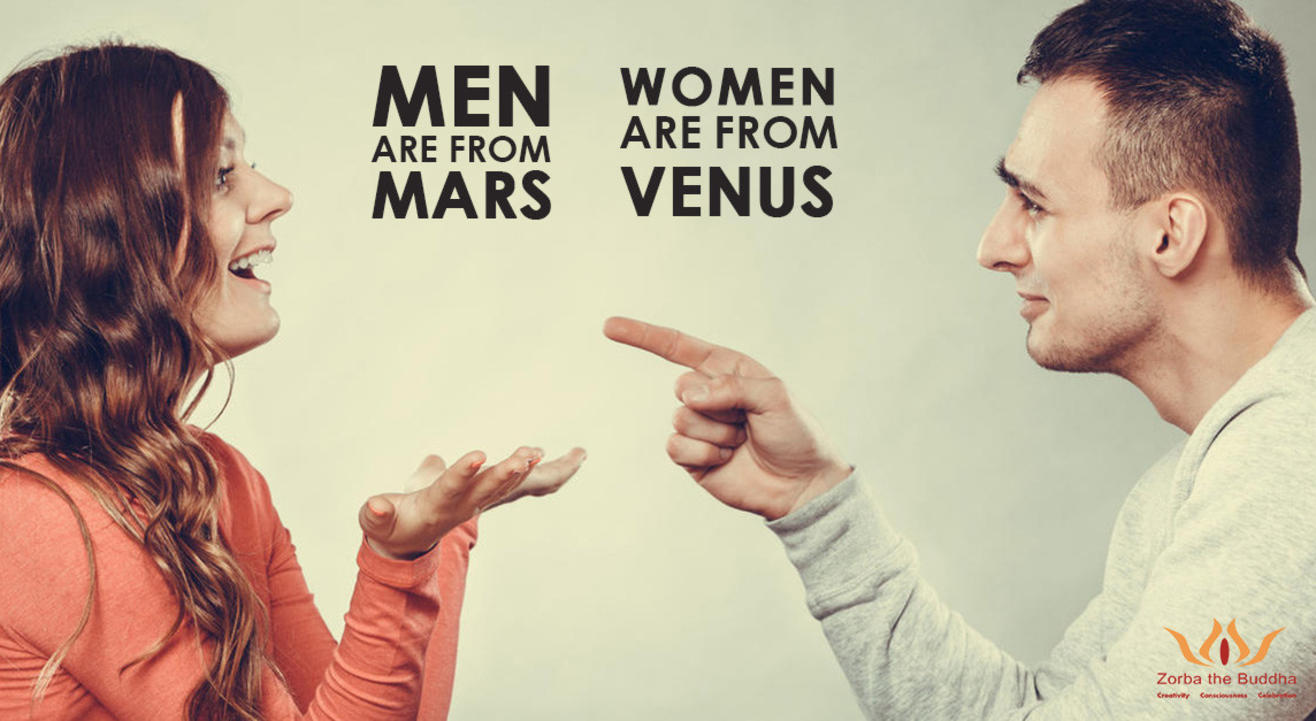 Men are from Mars Women are from Venus