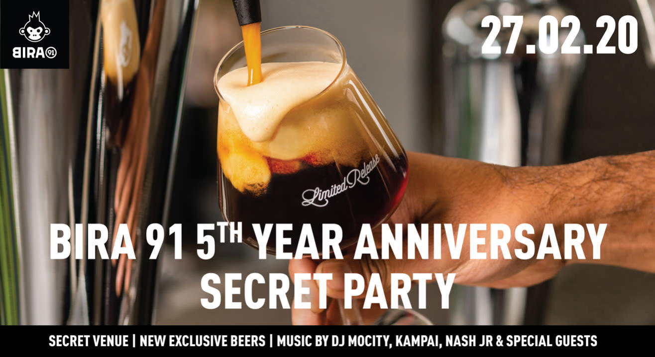 Bira 91, 5th Year Anniversary Secret Party