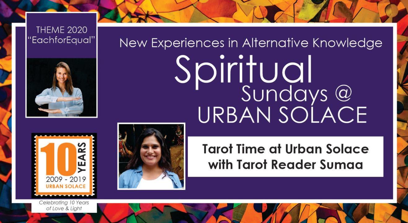 Spiritual Sundays at Urban Solace "Tarot Time with Sumaa"