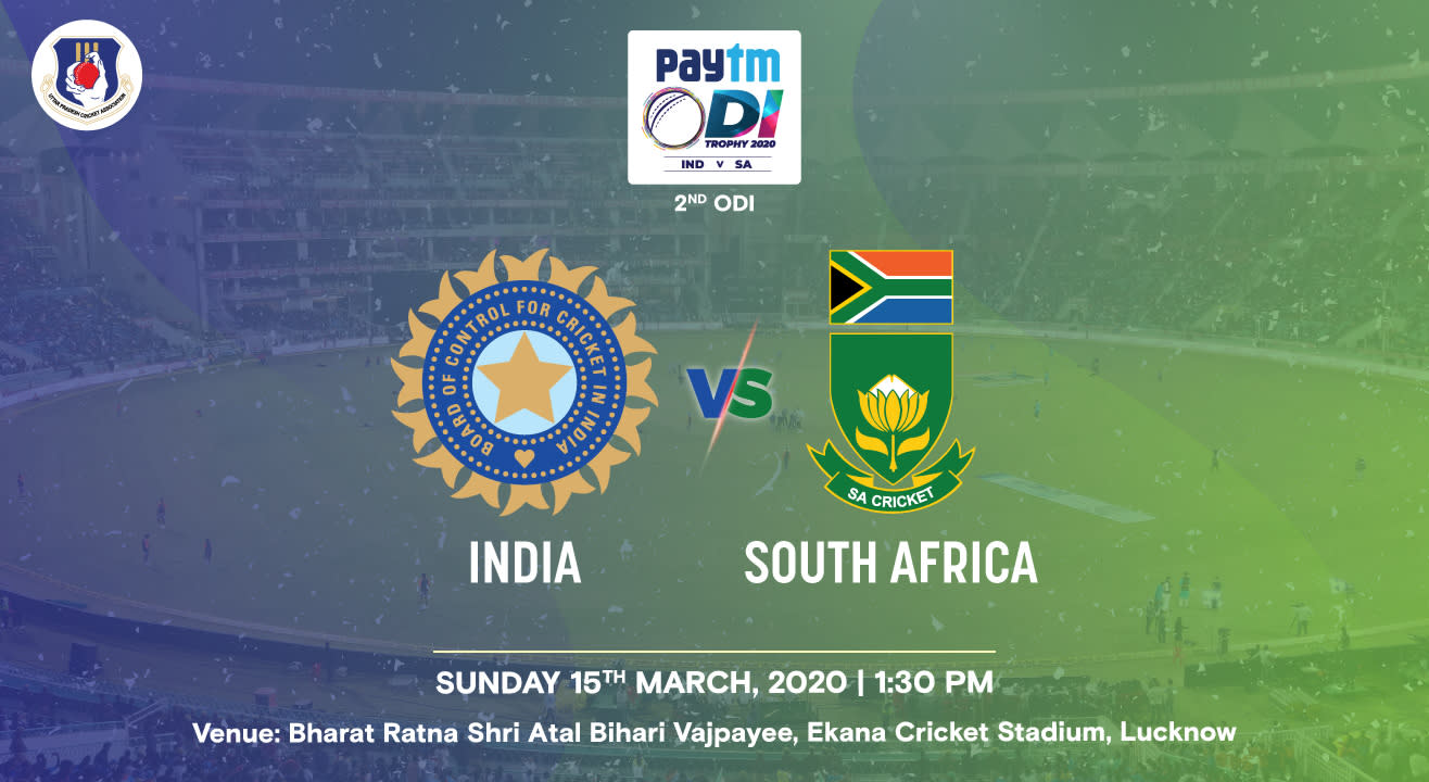 Paytm ODI Series: 2nd ODI India vs South Africa, Lucknow