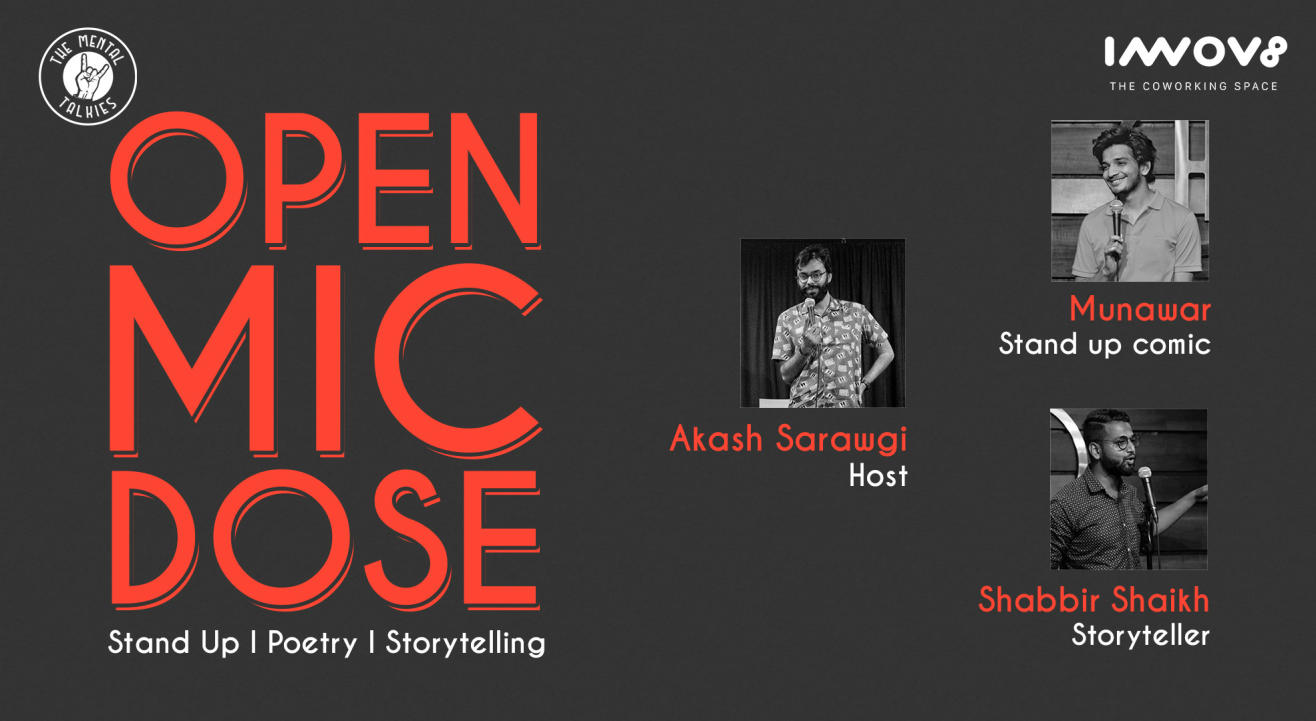 Open Mic Dose-Stand Up Comic, Poetry, Storytelling