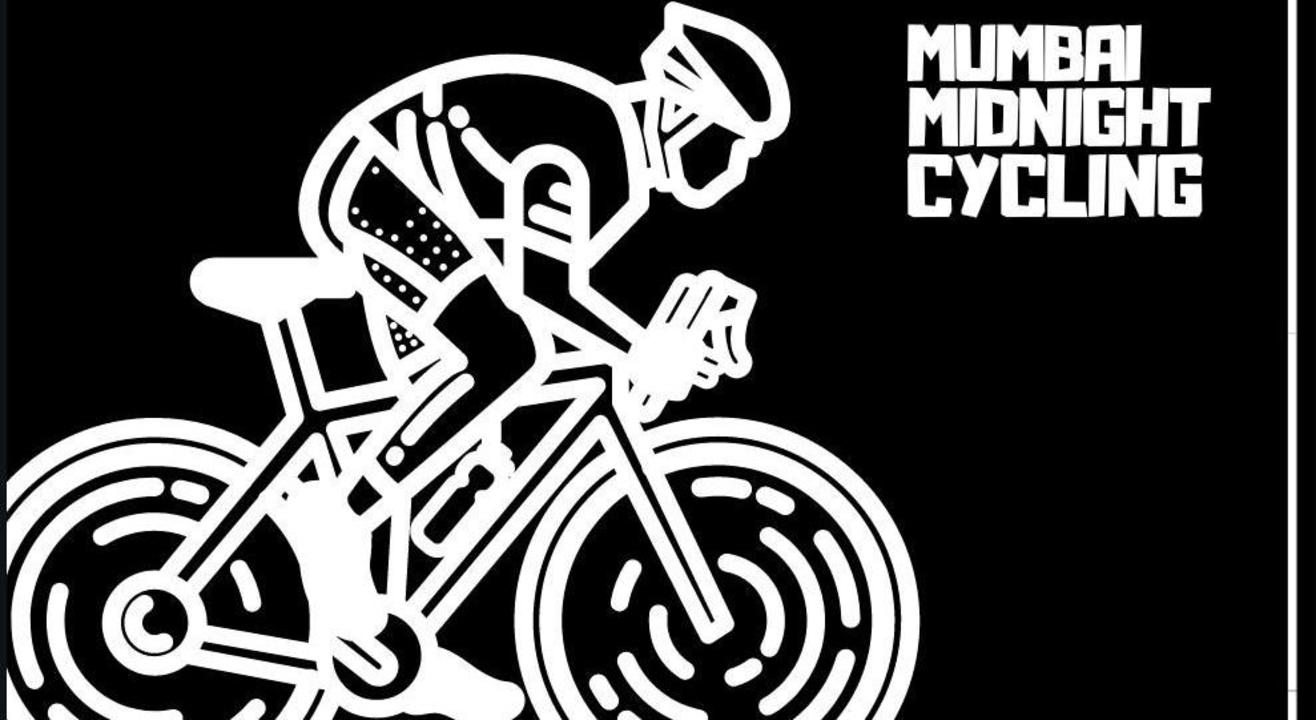 Mumbai Midnight Cycling Under The Moon-Light.
