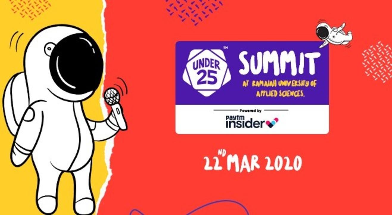 Under 25 Summit at Ramaiah University of Applied Sciences | Bangalore