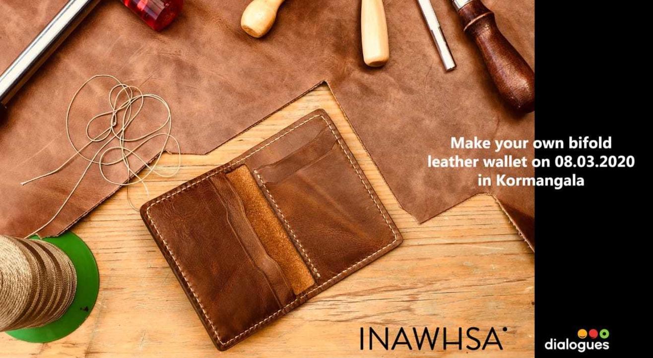 Leather workshop: Slim Bifold Leather Wallet