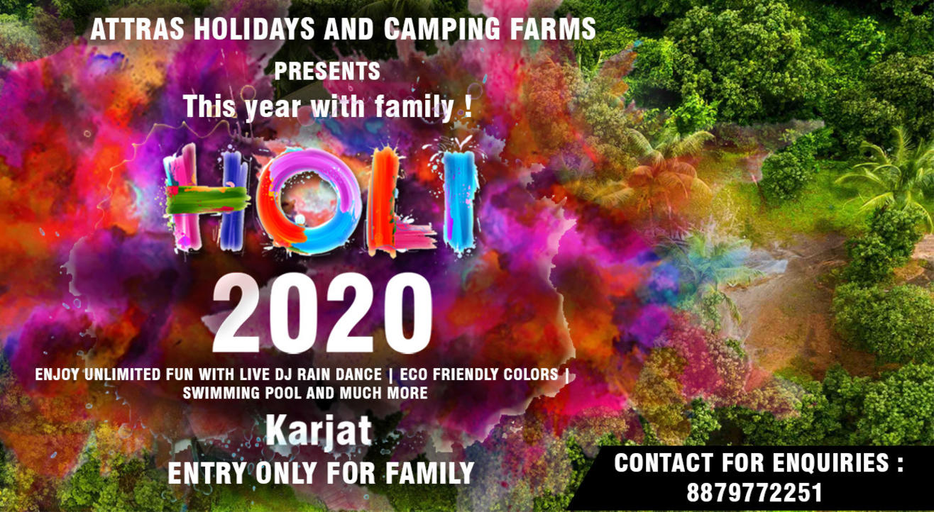 Best Holi 2020 to Celebrate with Family !