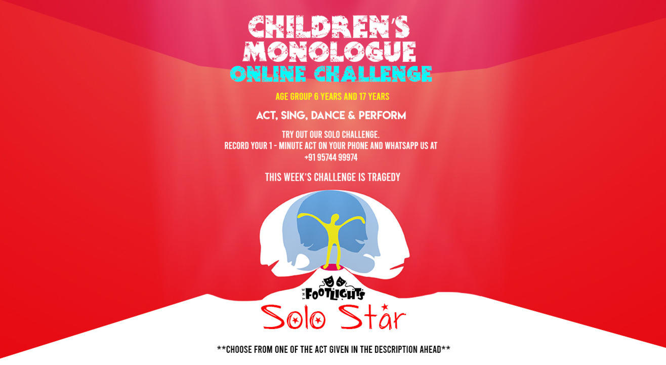 Children's Monologue Online Challenge