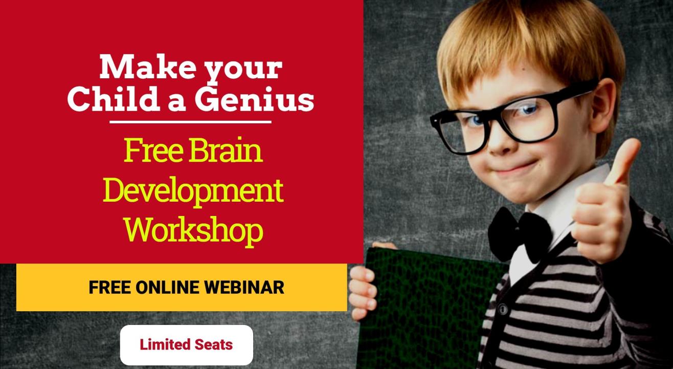 Genius Minds - Free Brain Development Online Workshop for kids aged 5 to 16 yrs