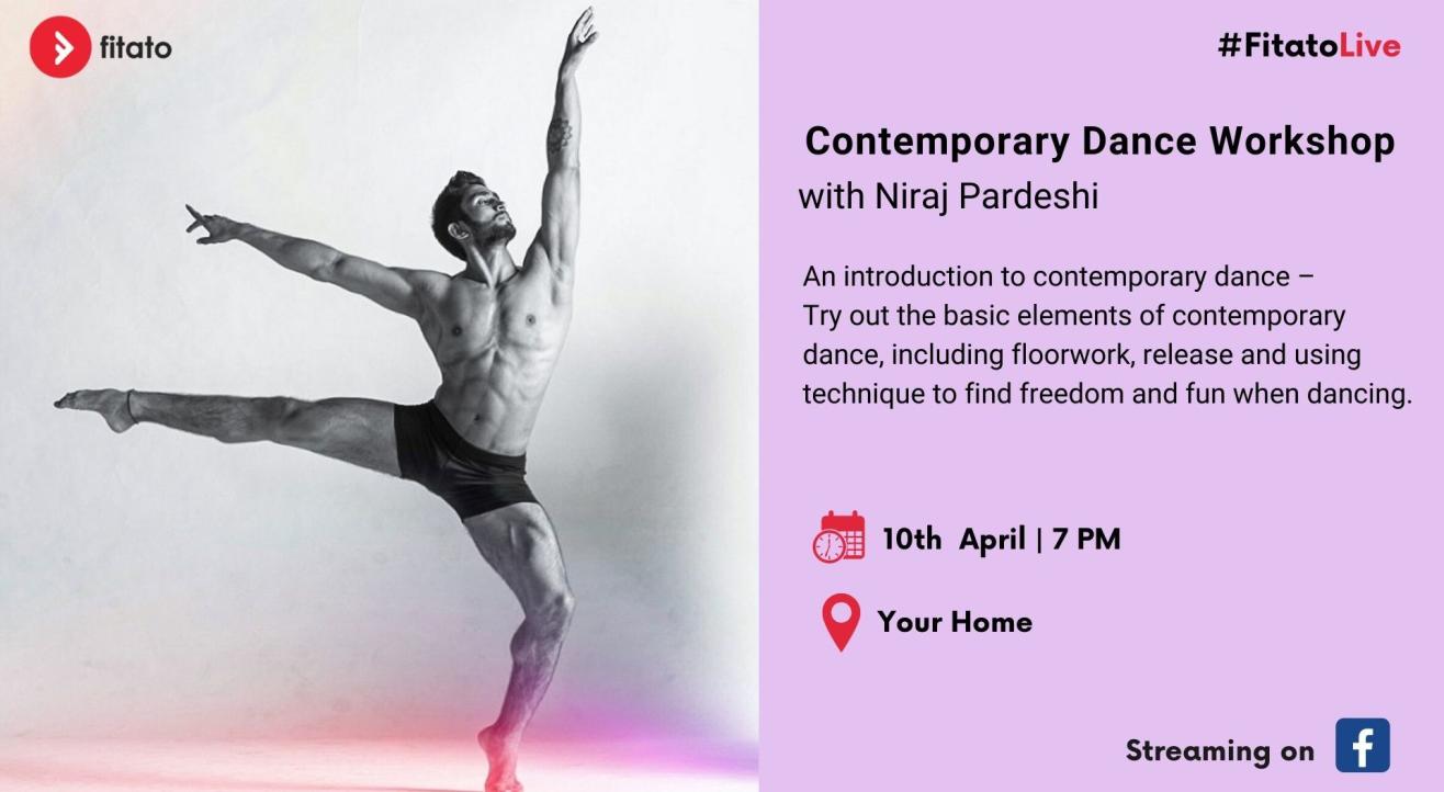 Fitato Facebook Live: Contemporary Dance Workshop with Niraj