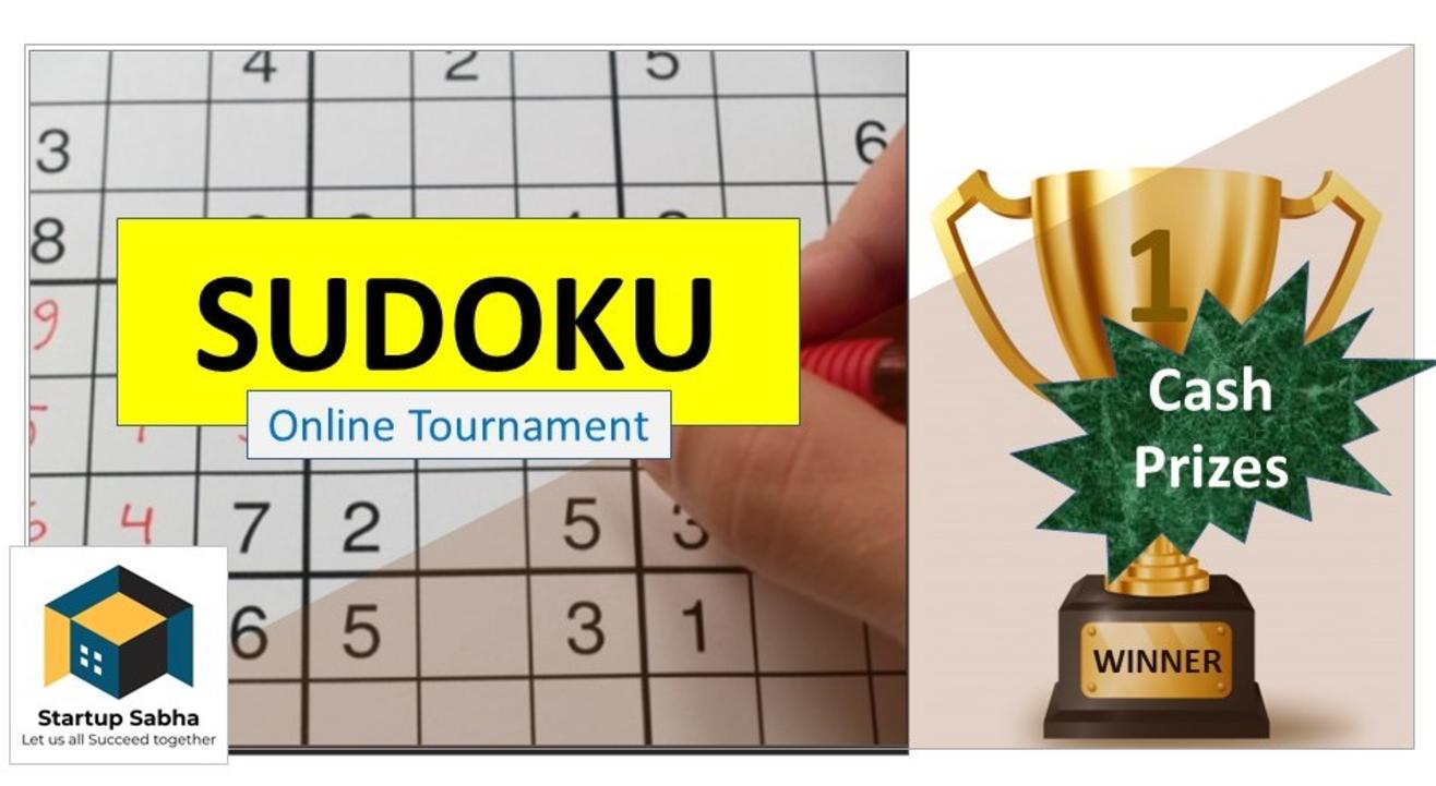 SUDOKU Online Tournament, Powered by Startup Sabha