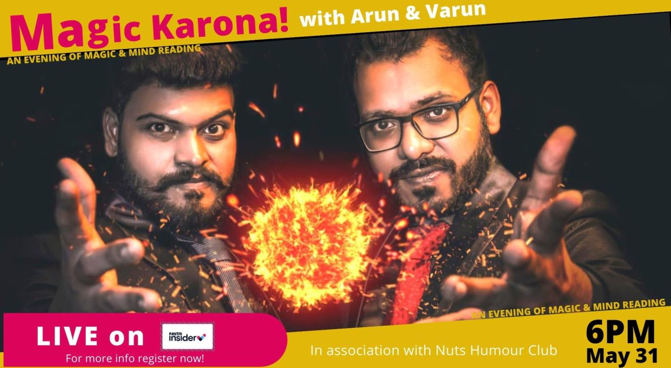 Live with Arun & Varun-The magic duo|Nuts Humor Club|