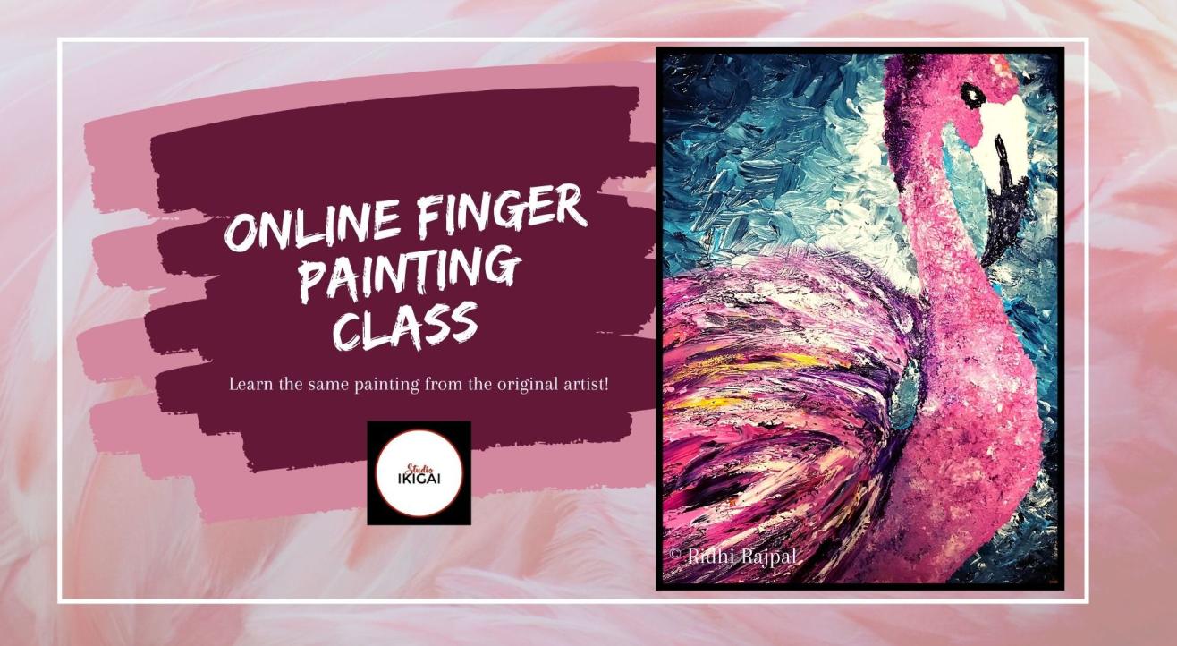 Online Finger Painting Workshop