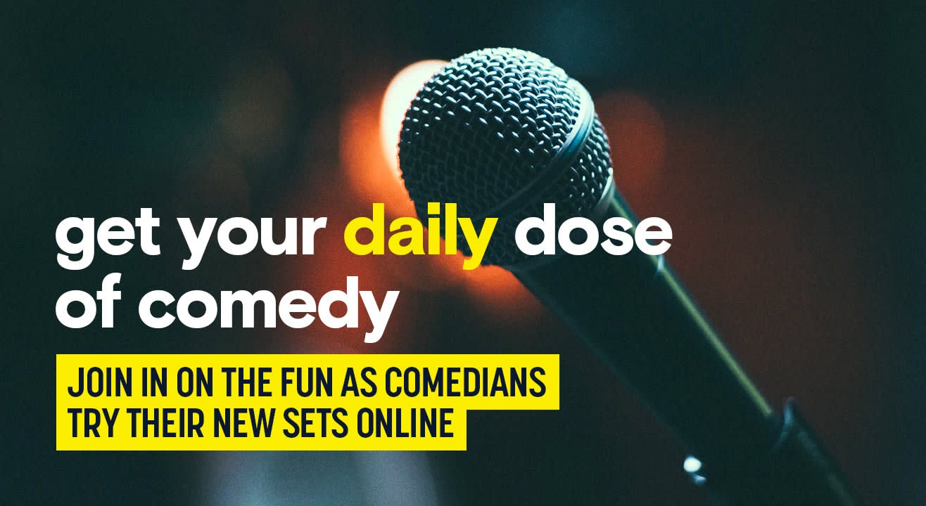 Top up your dose of comedy with online stand-up comedy events