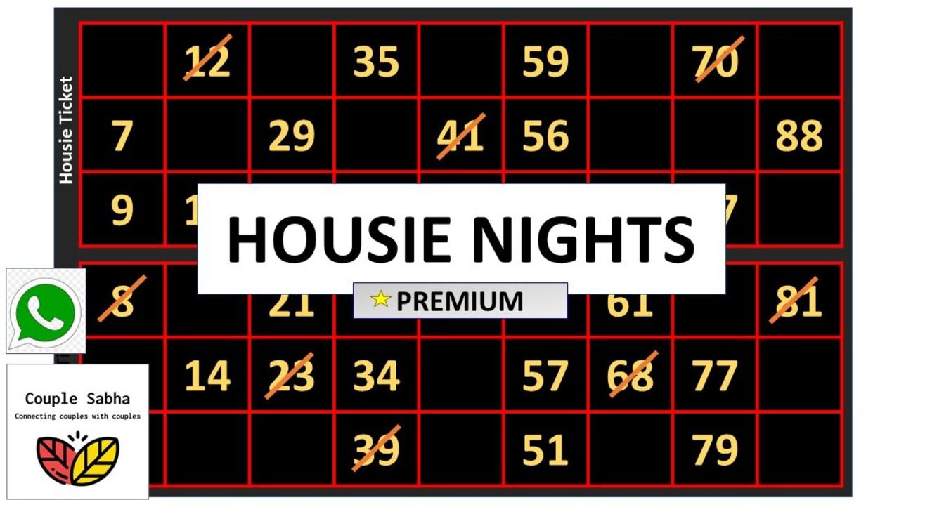 Premium Housie Nights, Powered by Couple Sabha