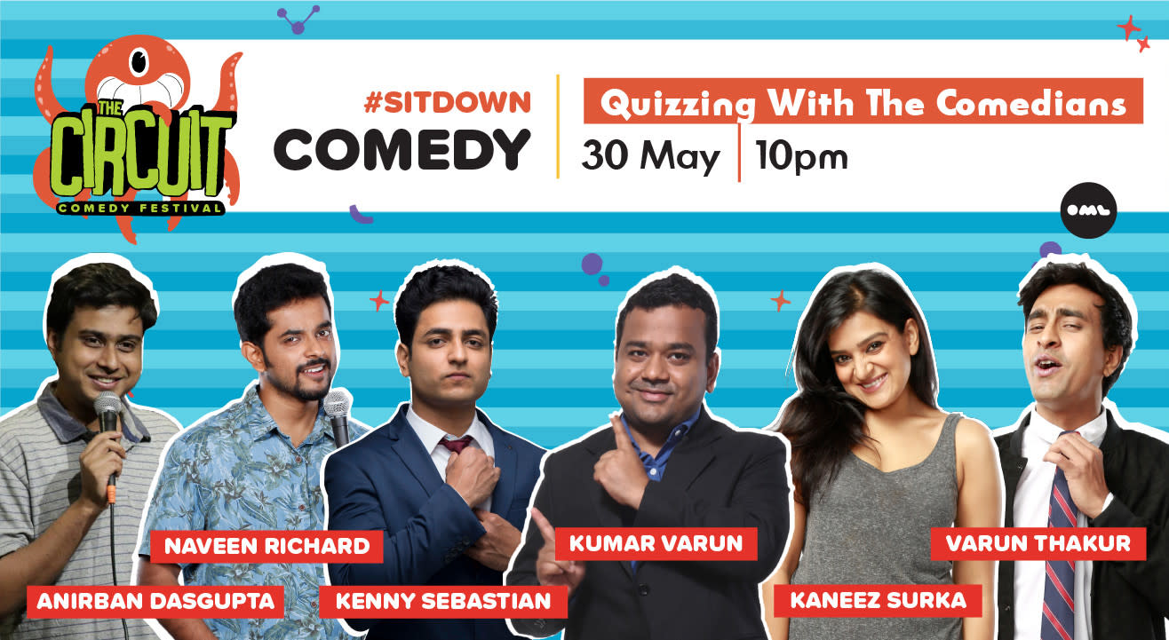 Quizzing With The Comedians ft. Kenny, Kaneez, Anirban, Naveen Richard and Kumar Varun