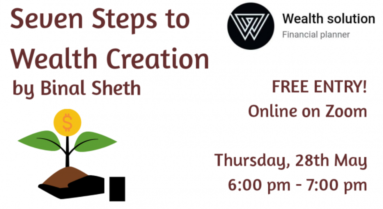 7 steps to wealth creation By Binal | Online with Doolally