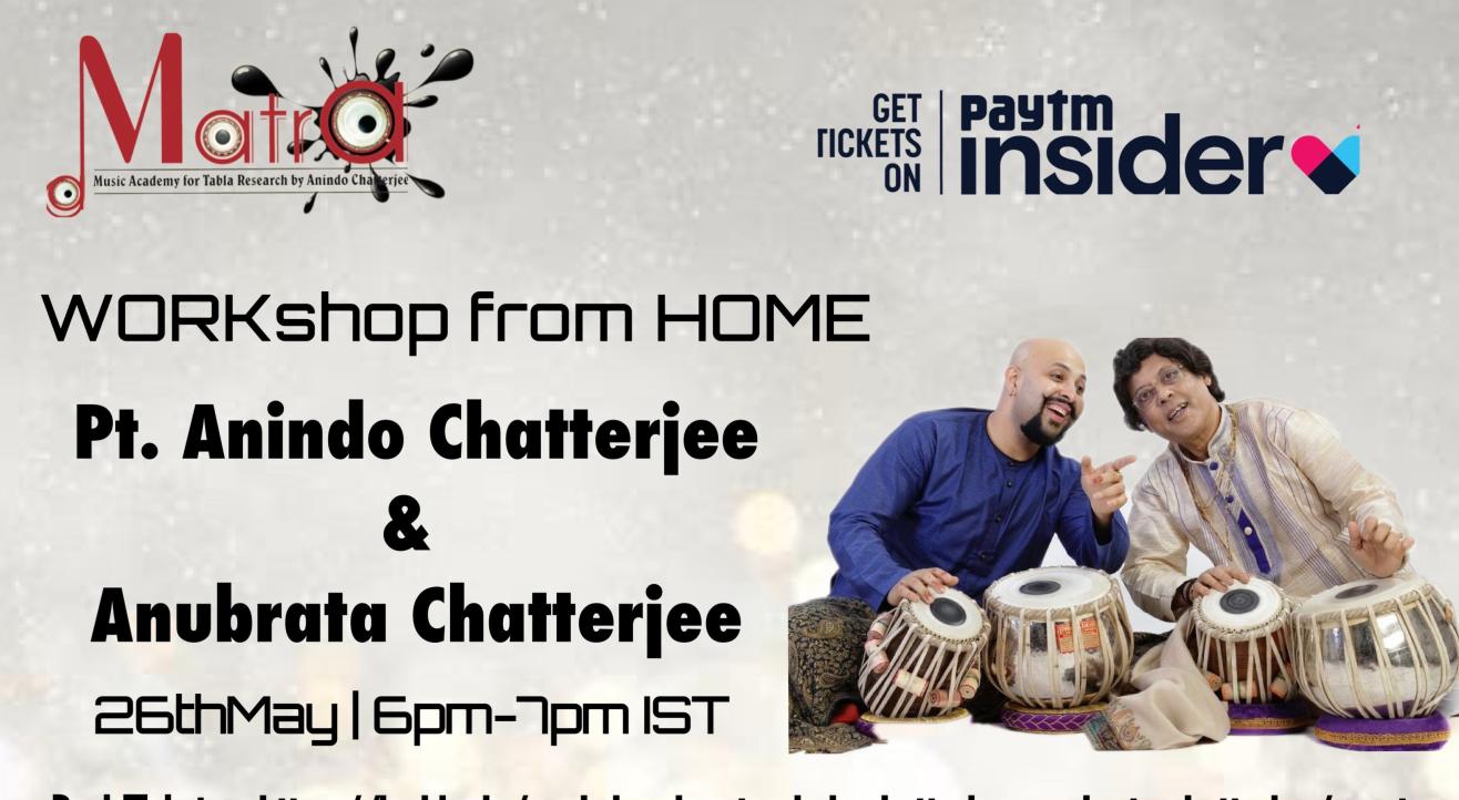 Workshop by Pt. Anindo Chatterjee & Anubrata Chatterjee