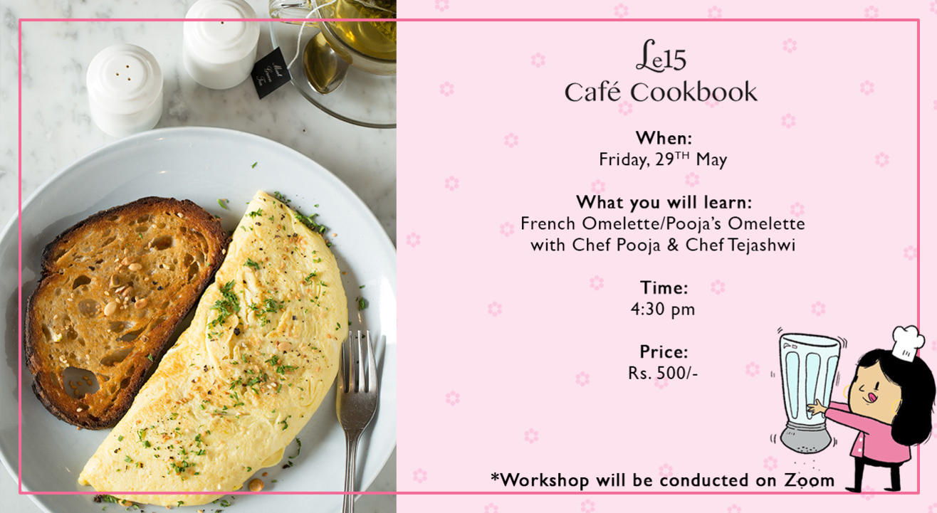 Pooja's Omelette making with Chef Pooja and Tejashwi