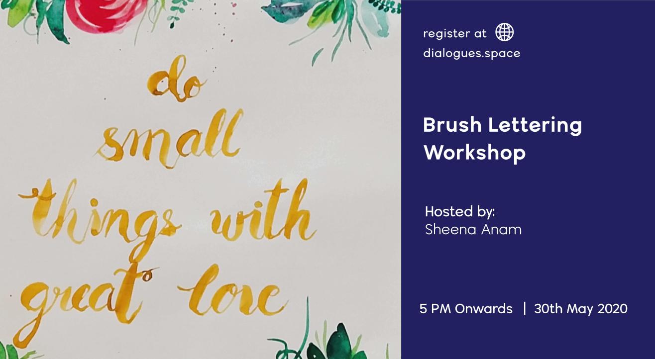 Brush lettering workshop