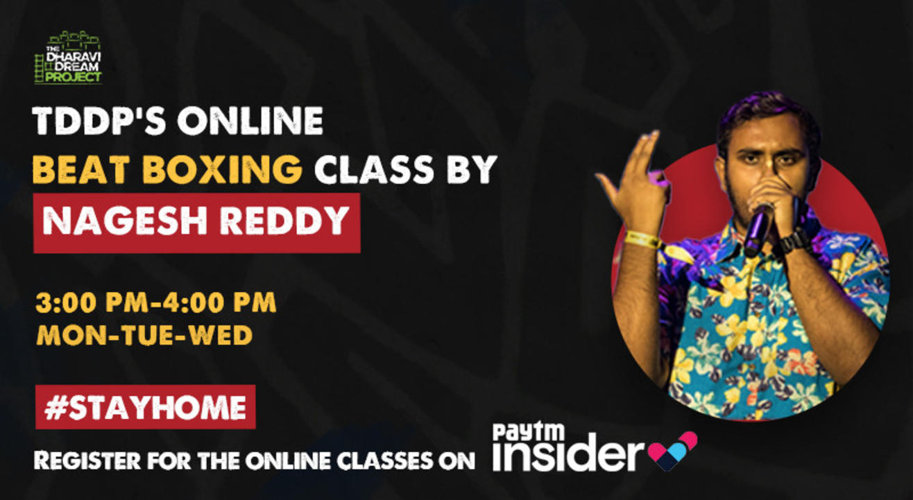 #AfterSchoolofHipHop's online Beat Boxing workshop with Nagesh Reddy!