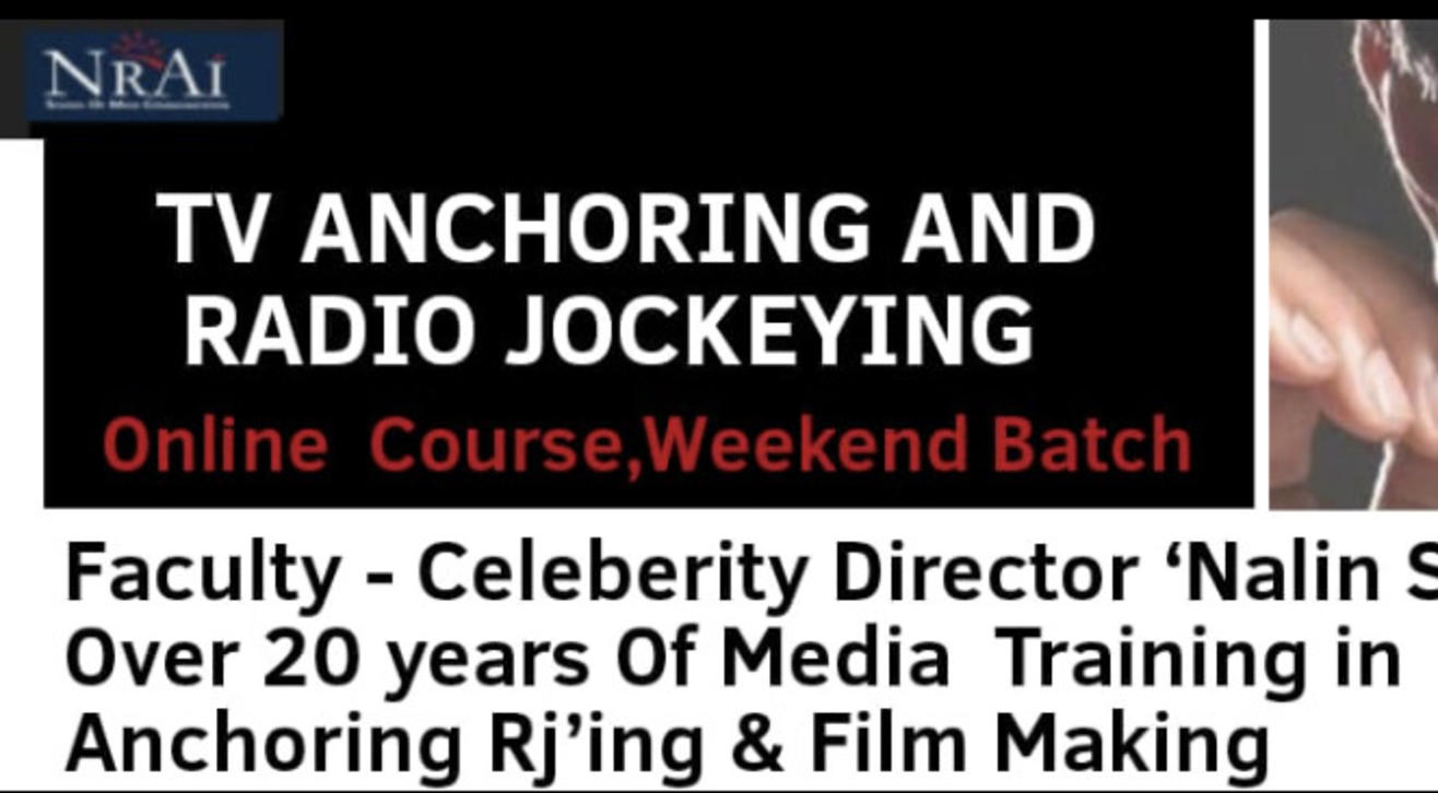 TV Anchoring and Radio Jockeying Workshop