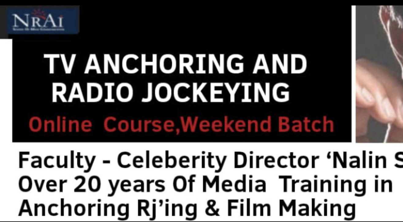 TV Anchoring and Radio Jockeying Workshop 