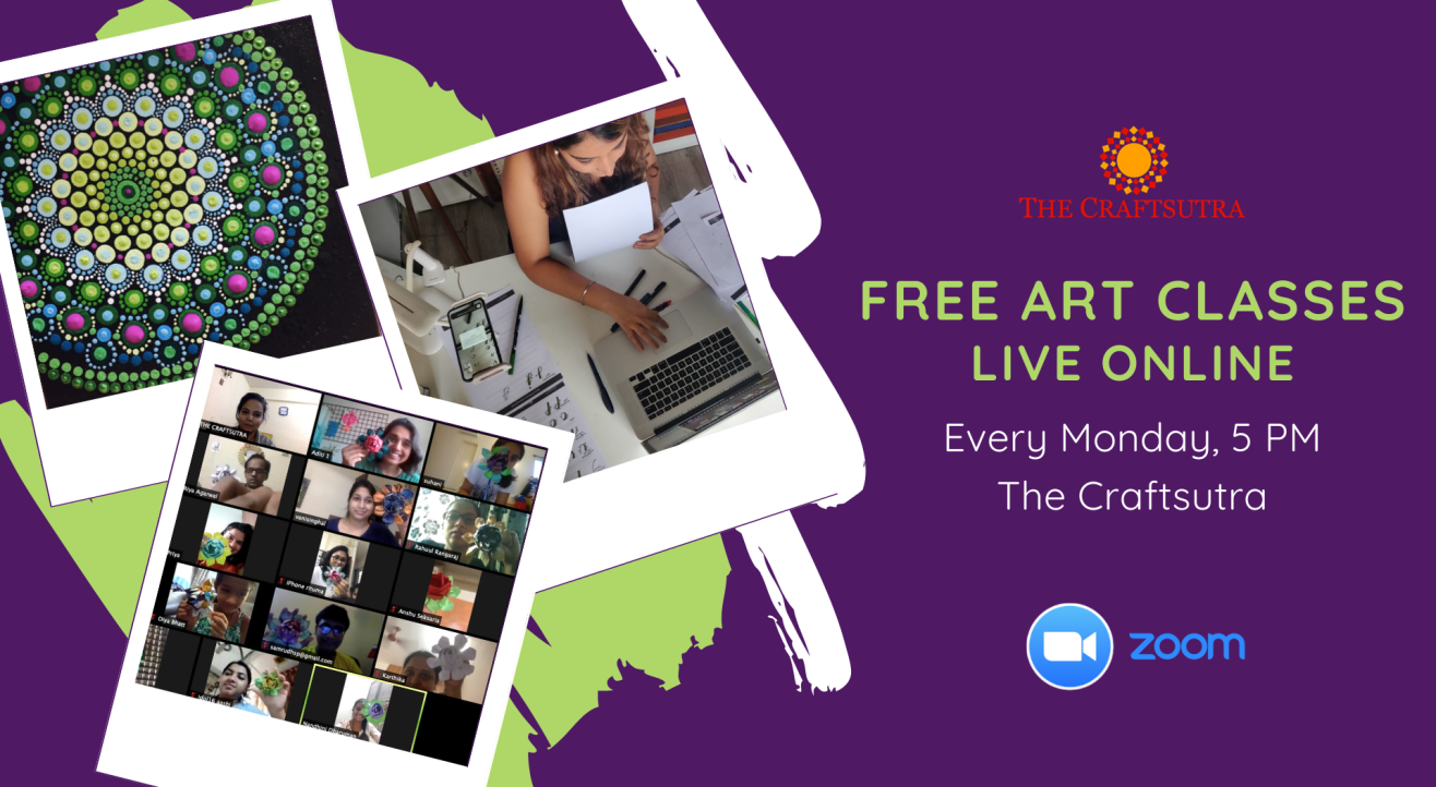 FREE Online Classes - Art & Craft workshops