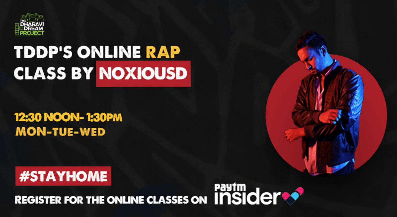 #AfterSchoolofHipHop's online Rap workshop with  Noxious D ! 