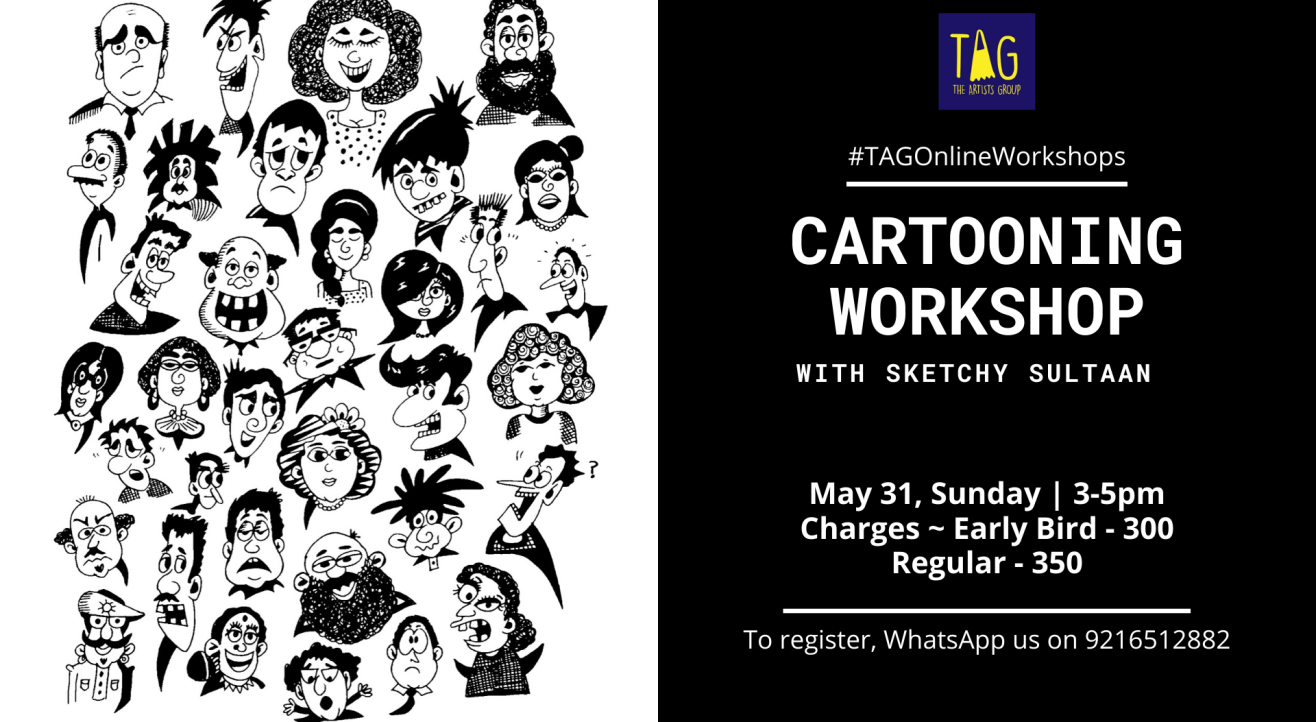 Cartooning Workshop with Sketchy Sultaan