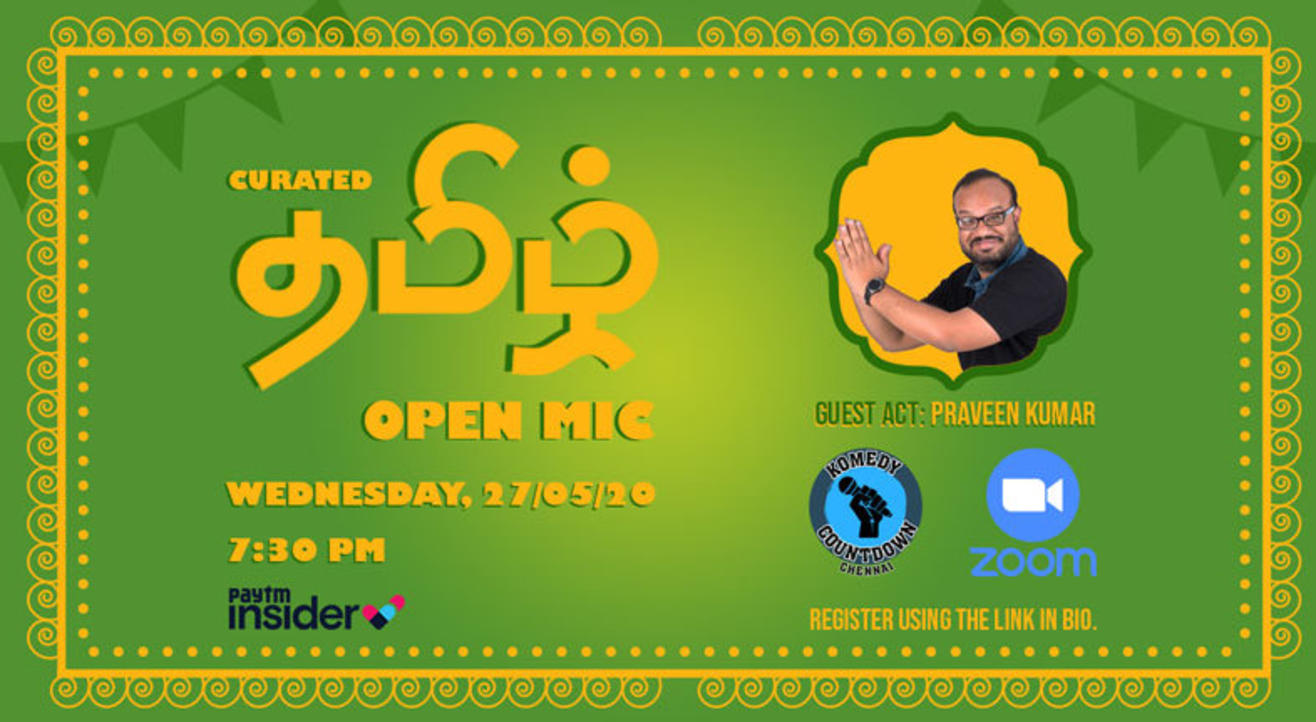 curated tamizh open mic