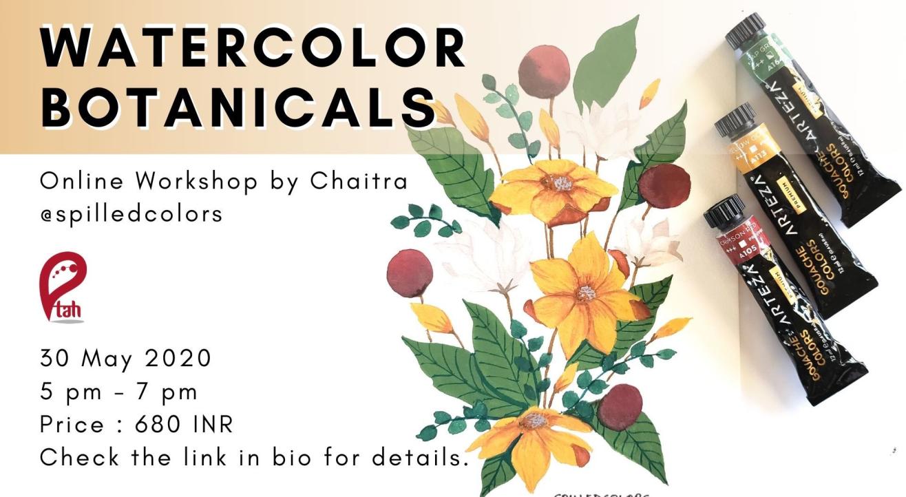 Watercolor Botanicals : Online Workshop