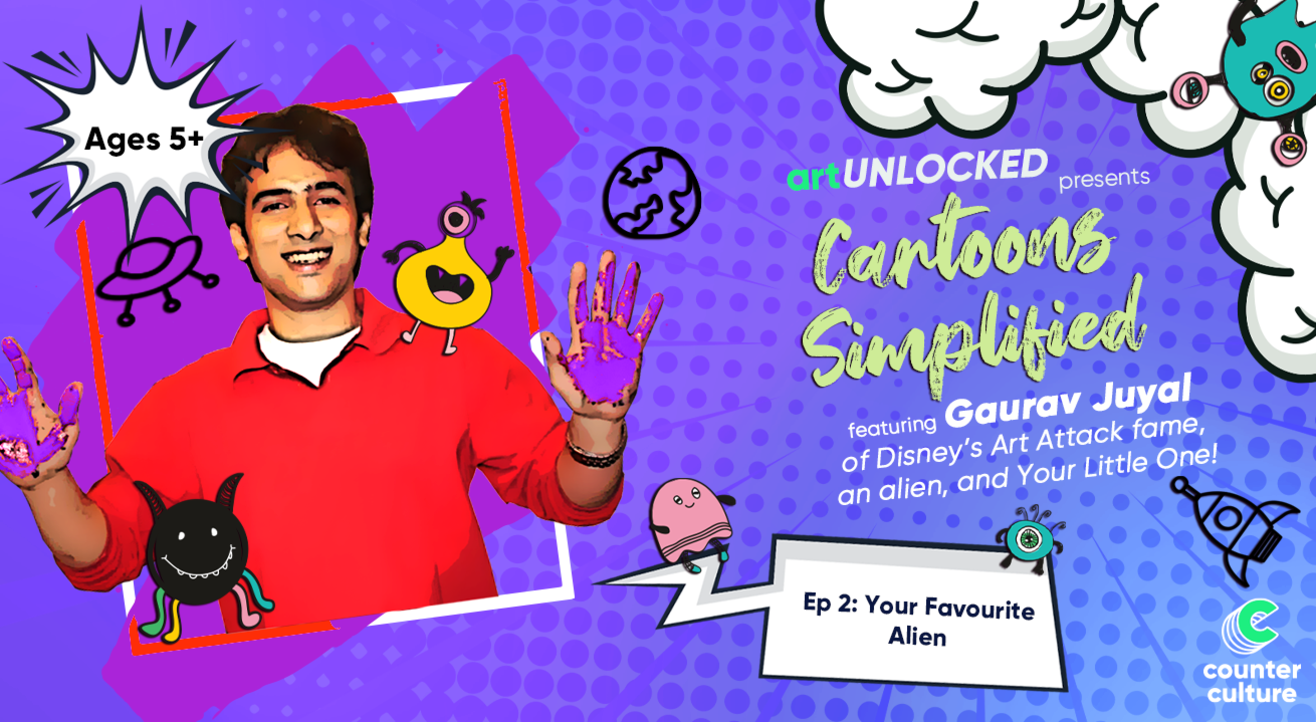 art Unlocked presents: Cartoons Simplified featuring Gaurav Juyal - Episode 2