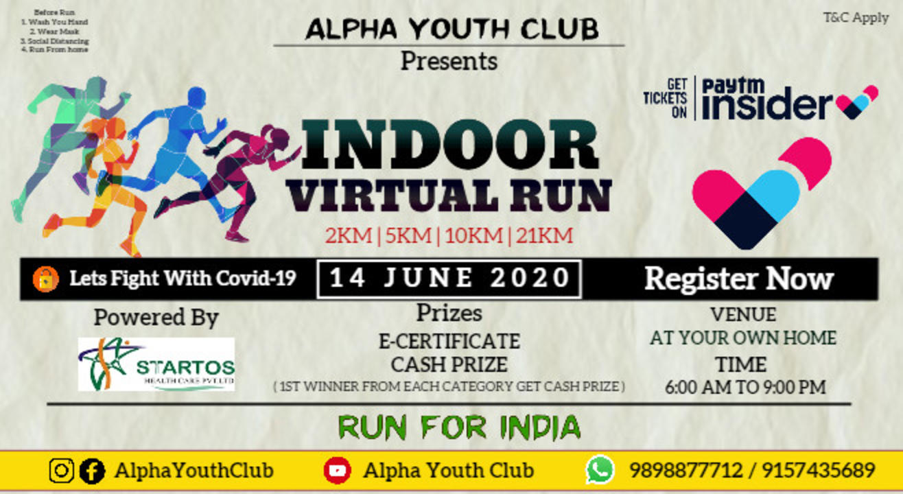 Indoor Virtual Run Powered By Ayc