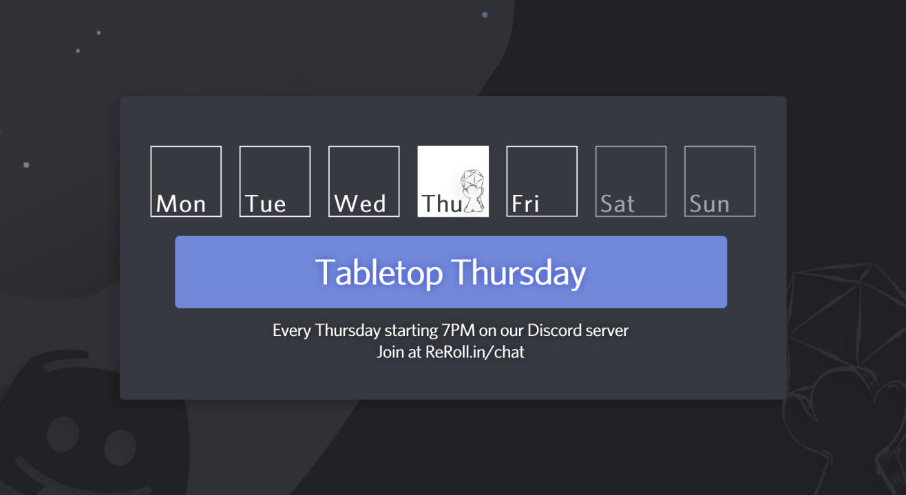 Tabletop Thursday with ReRoll Board Games