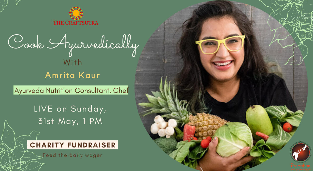 Charity Fundraiser Event - Cook Ayurvedically with Amrita Kaur