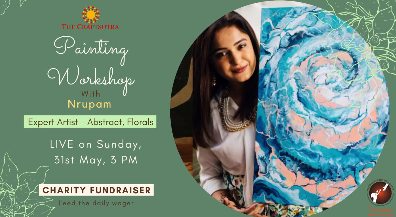 Charity Fundraiser Event - Painting workshop with Nrupam