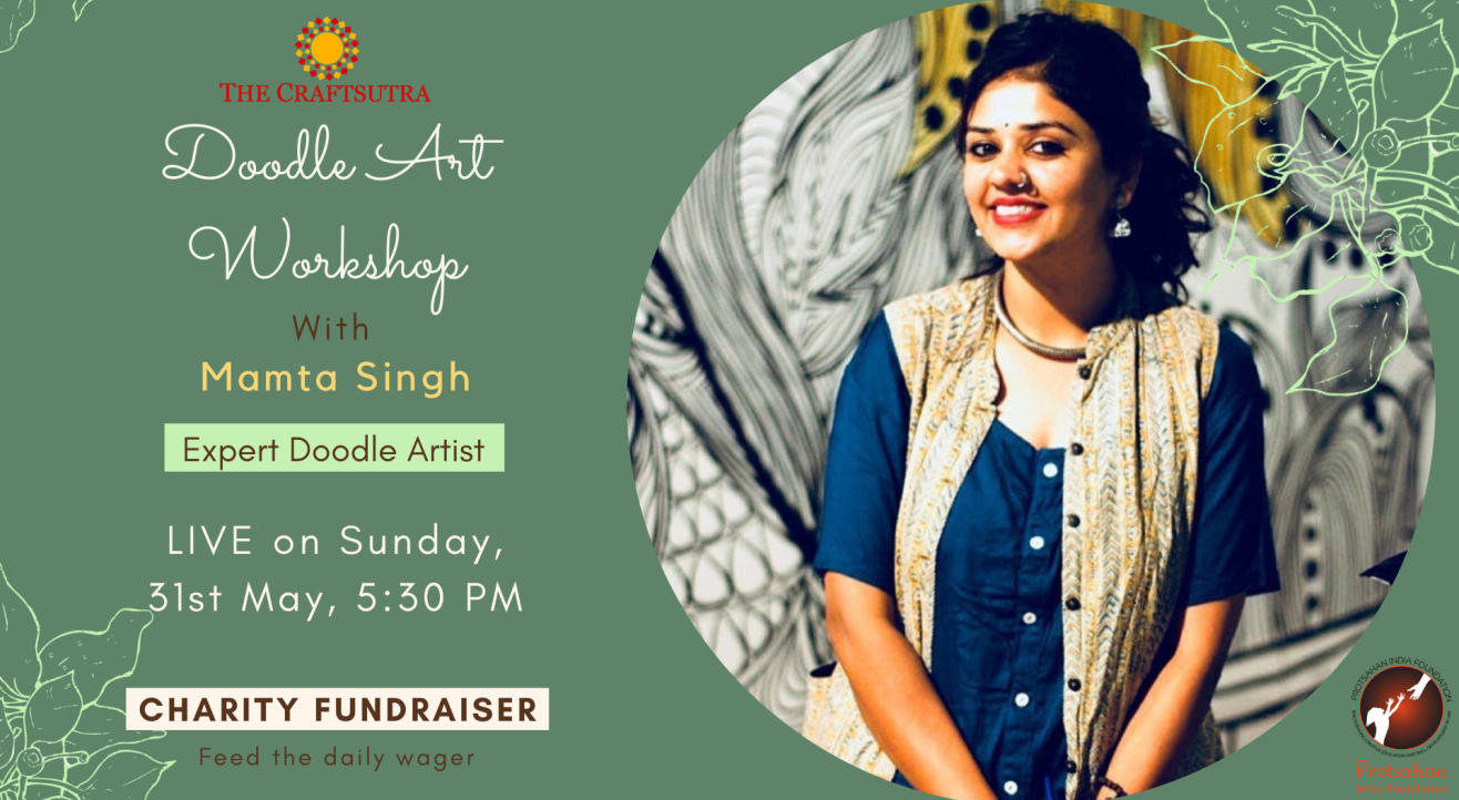 Charity Fundraiser Event - Doodle workshop with Mamta Singh