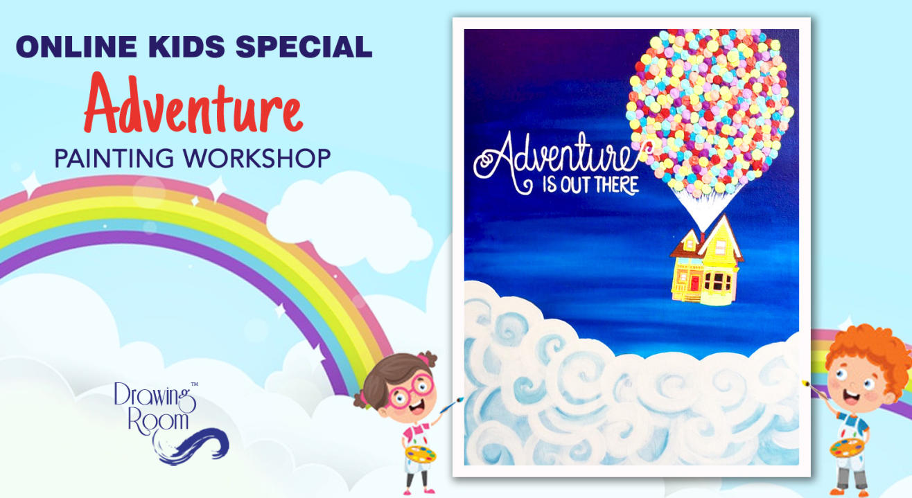 Online Kids Special Adventure Painting Workshop by Drawing Room