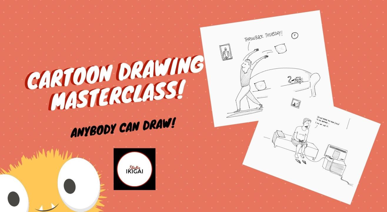 Online Cartoon Drawing Masterclass! (2 Days)