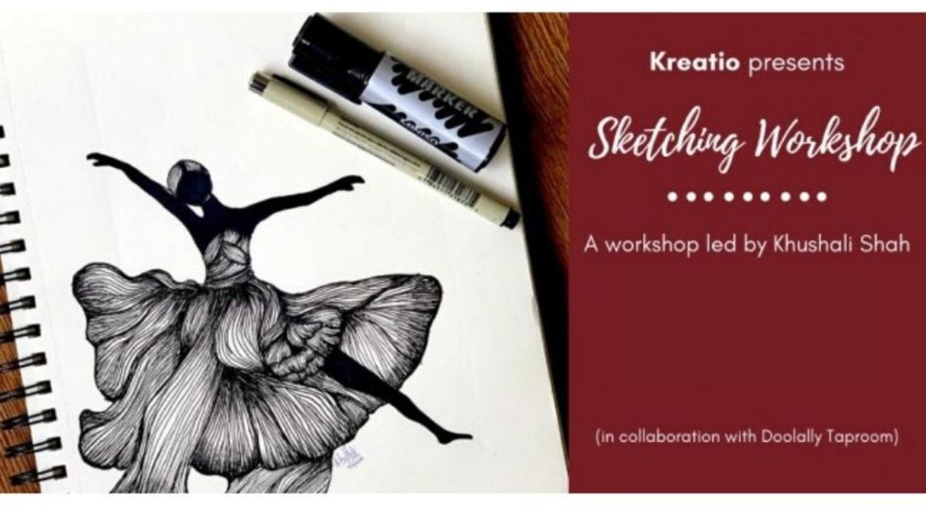 Sketching Workshop By Khushali Shah | Online with Doolally