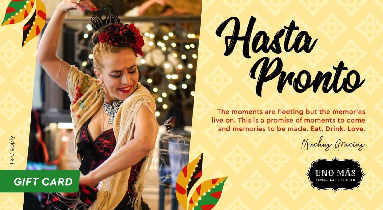 Uno Más Presents: Hasta Pronto Gift Cards